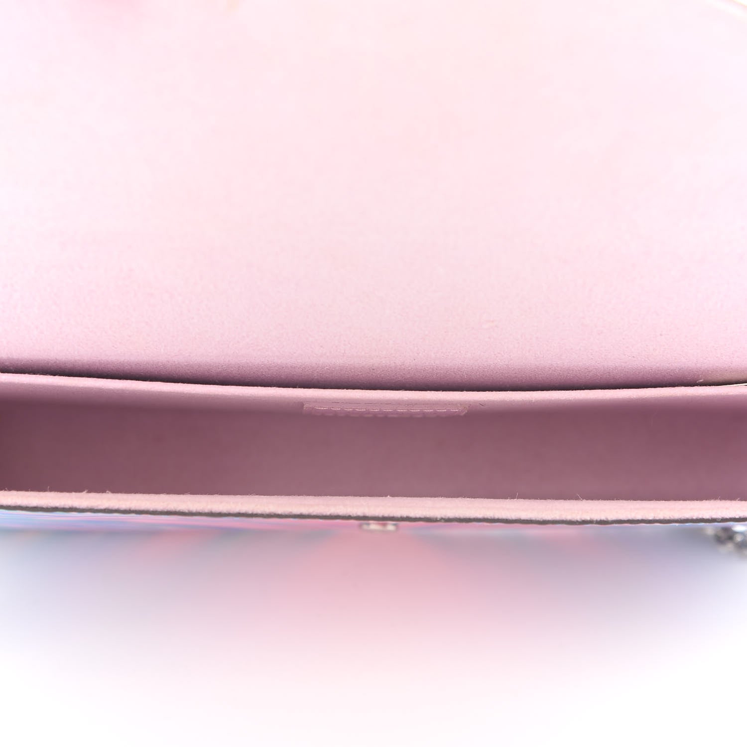 Louis Vuitton Epi Tropical Pochette Felicie Blue Rose 6 of 10