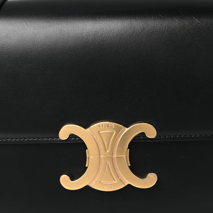 Celine Shiny Calfskin Teen Triomphe Black 7 of 12