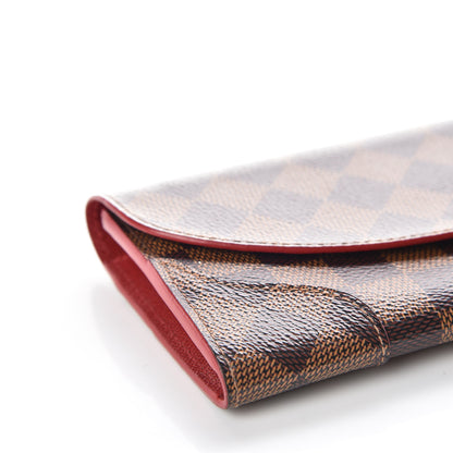 Louis Vuitton Damier Ebene Caissa Wallet Cherry 5 of 8