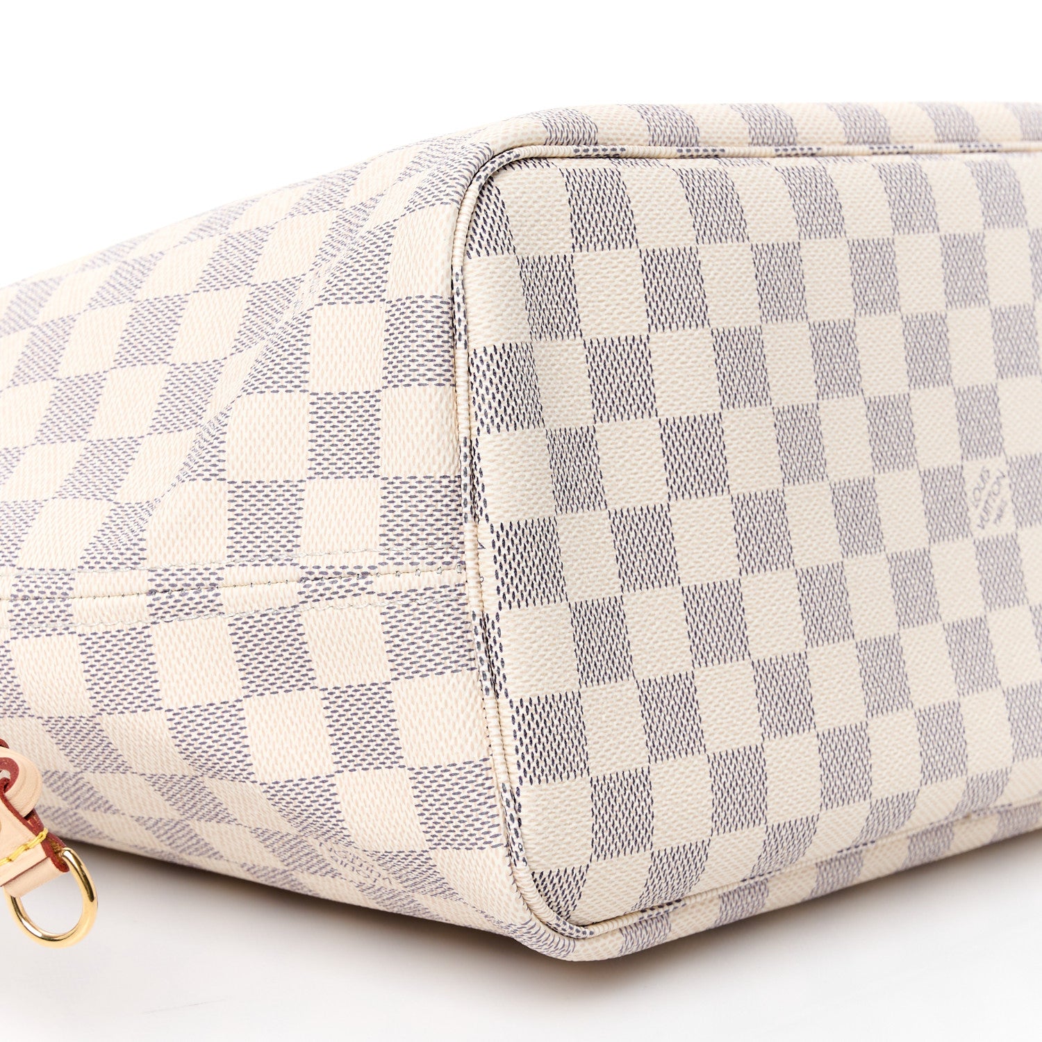 Louis Vuitton Damier Azur Neo Neverfull MM Rose Ballerine 12 of 13