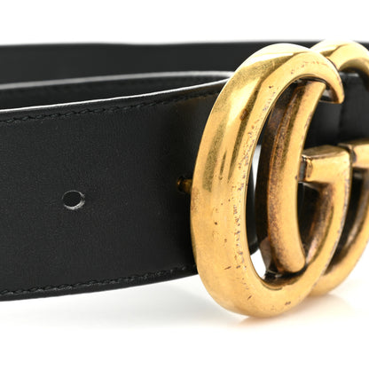 Gucci Calfskin Double G 40mm Belt 80 32 Black 3 of 7