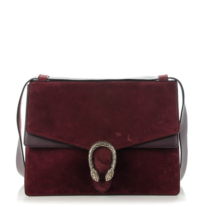 Gucci Suede Medium Dionysus Messenger Bag Bordeaux 1 of 7