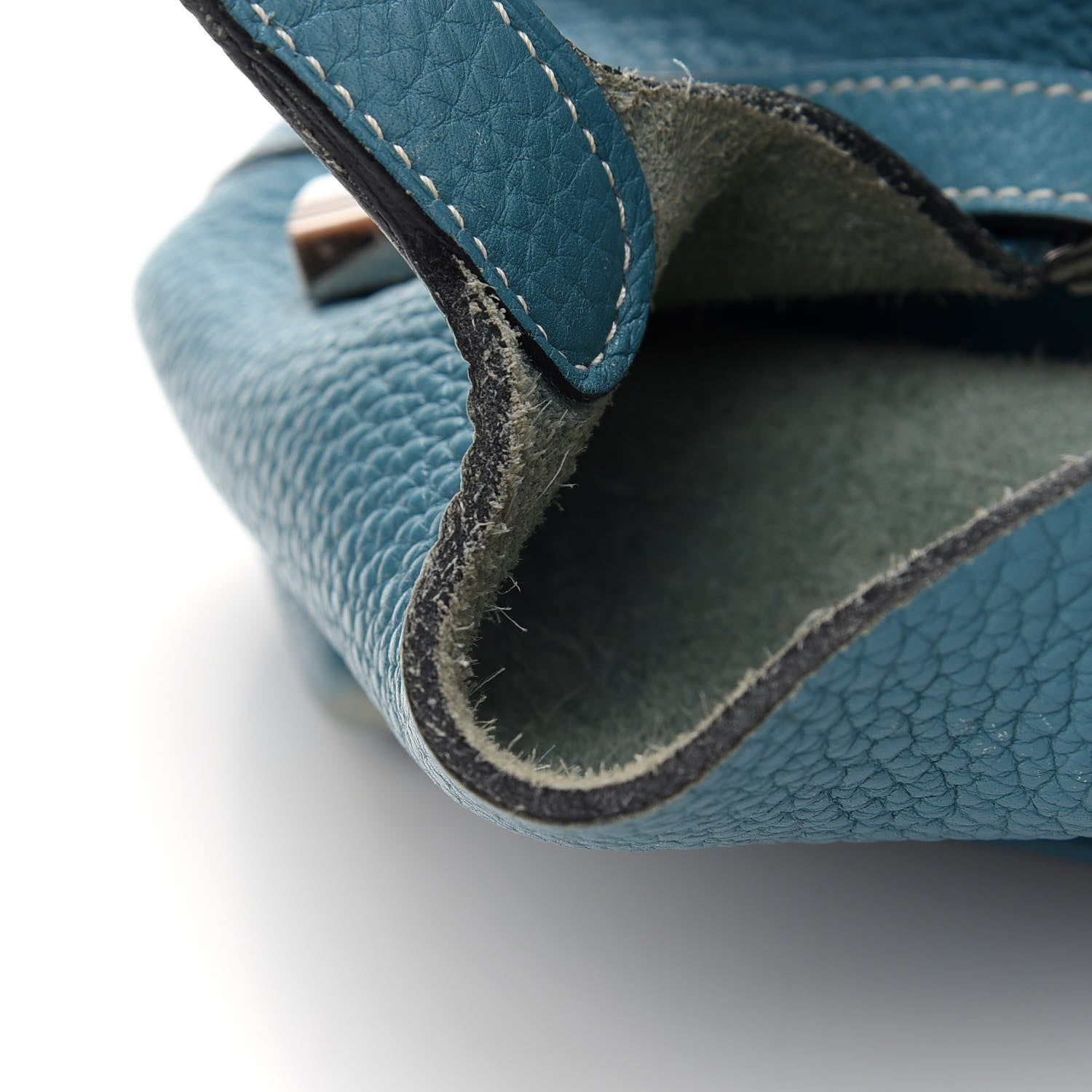 Hermes Taurillon Clemence Picotin Lock 18 PM Blue Jean 11 of 14