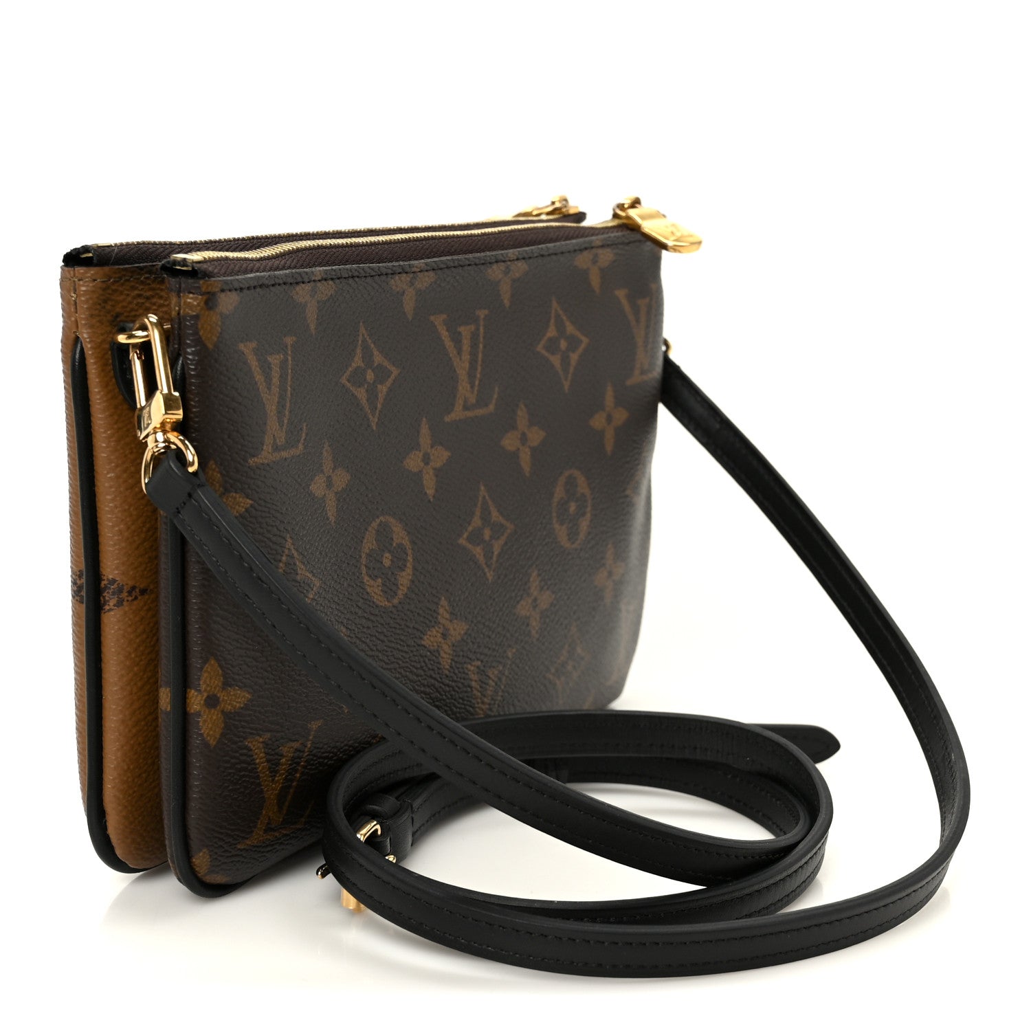 Louis Vuitton Reverse Monogram Giant Double Zip Pochette 3 of 11
