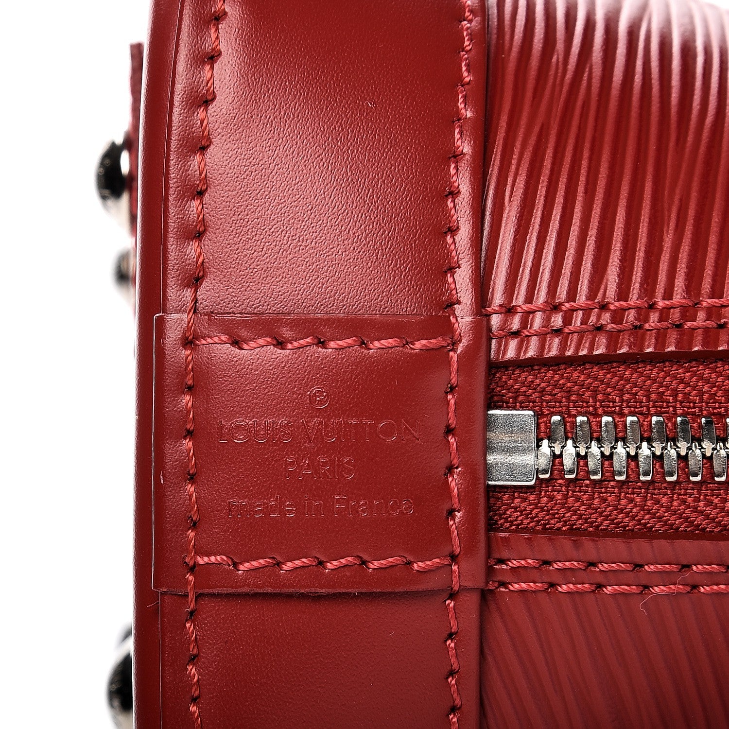 Louis Vuitton Epi Alma BB Carmine 7 of 7