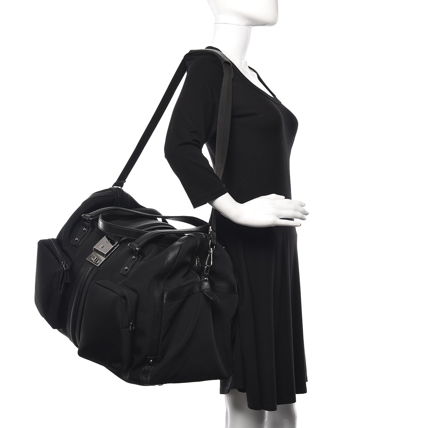 Gucci Nylon Duffle Black 3 of 12