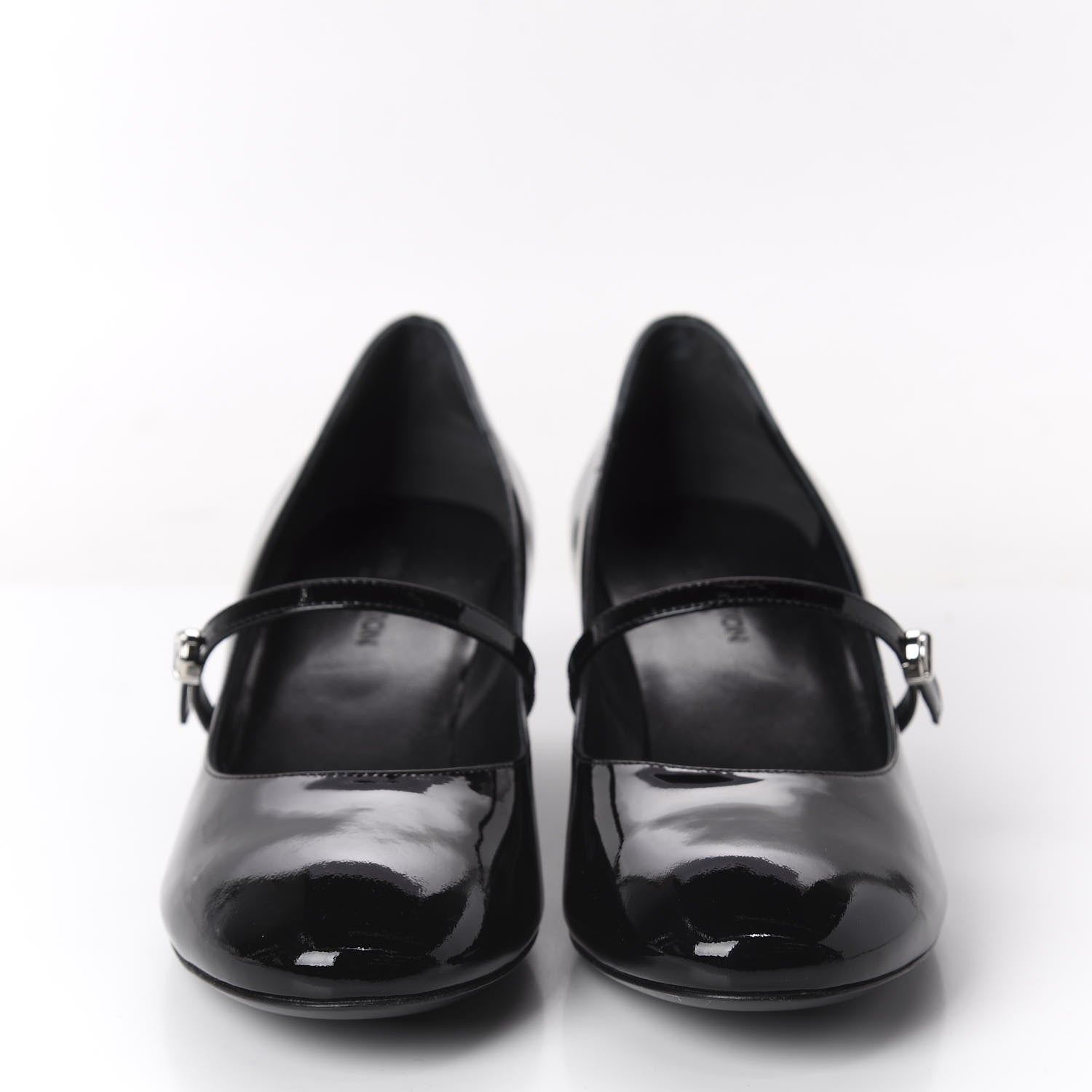 Louis Vuitton Patent Uniformes Silhouette 40mm Pumps 40 Black 3 of 9