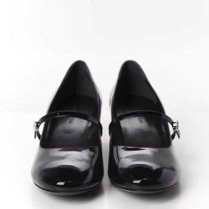 Louis Vuitton Patent Uniformes Silhouette 40mm Pumps 40 Black 3 of 9