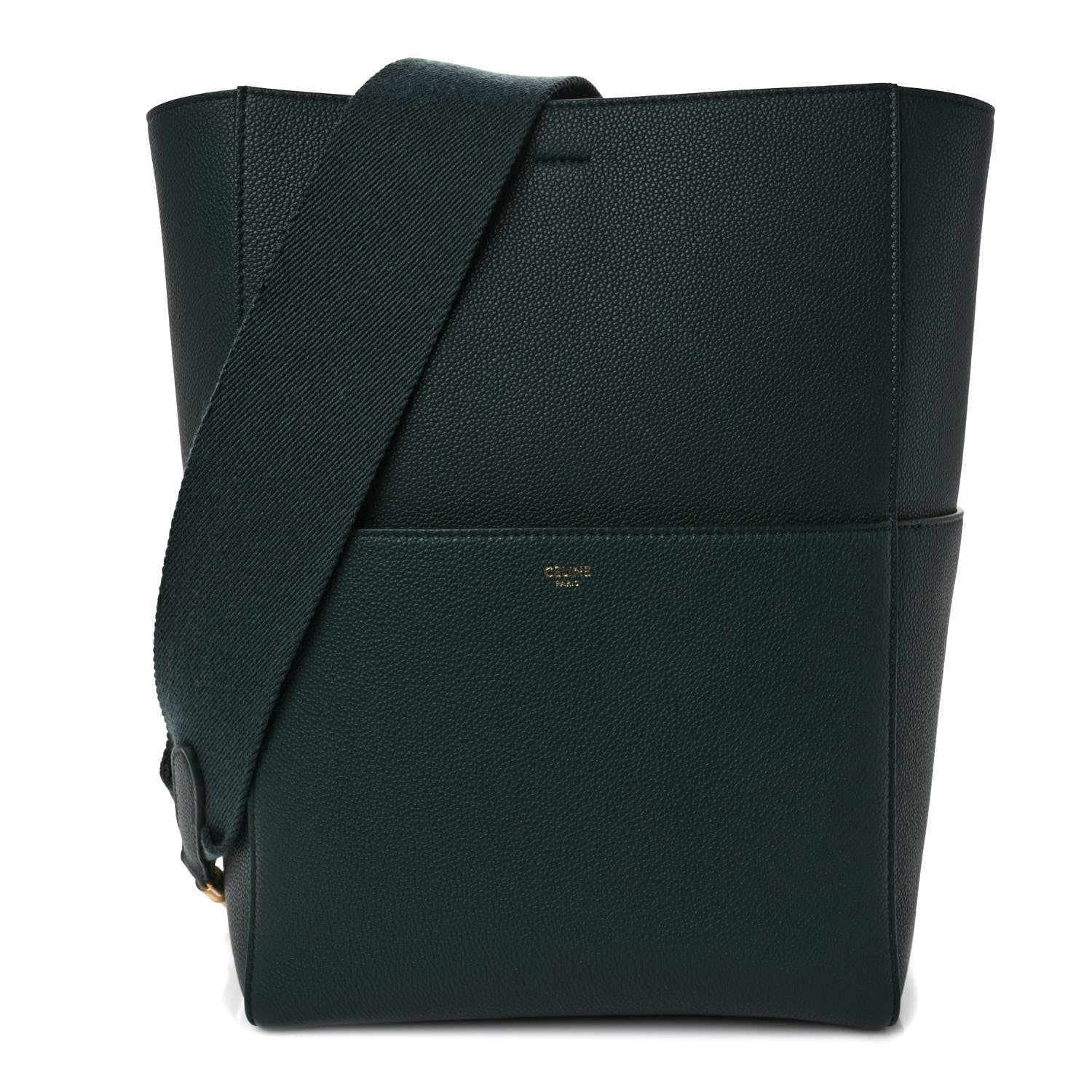 Celine Soft Grained Calfskin Sangle Bucket Bag Amazone 1 of 10