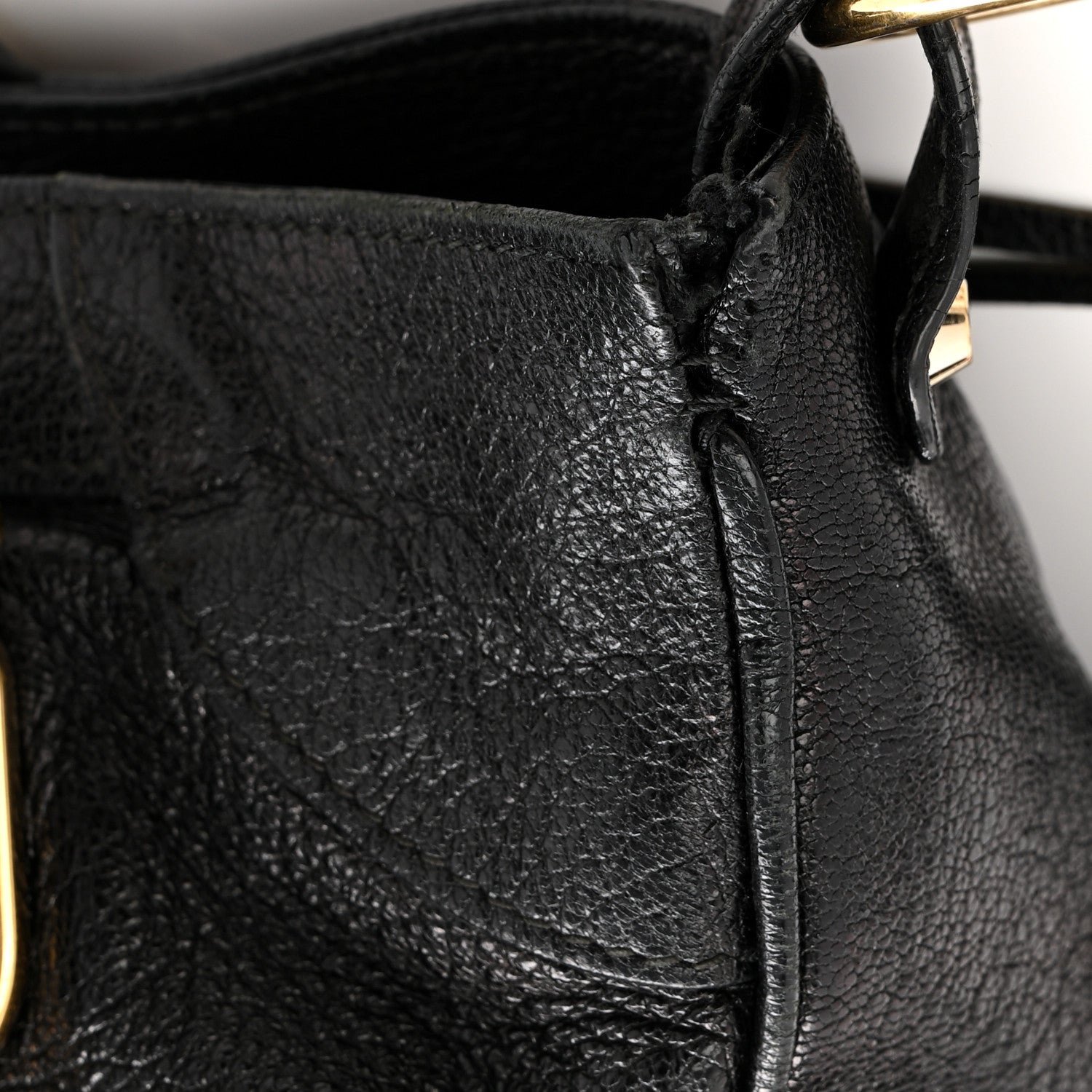 Balenciaga Chevre Gold Metallic Edge Hardware Velo Black 12 of 12