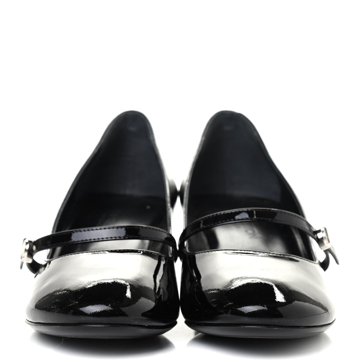 Louis Vuitton Patent Uniformes Silhouette 40mm Pumps 38 Black 2 of 4