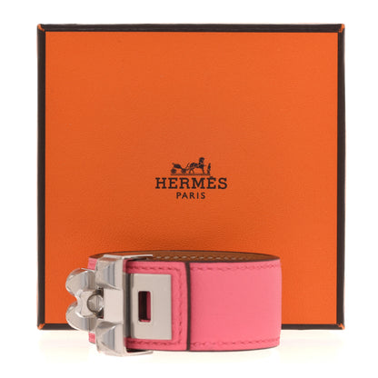 Hermes Swift Collier de Chien CDC 24 Bracelet T2 Rose Azalee 7 of 7