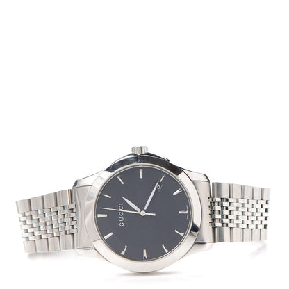 Gucci Stainless Steel 38mm G-Timeless Quartz Watch Black 2 of 5