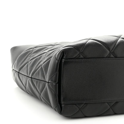 Chanel Calfskin Quilted Close To Me Hobo Black 9 of 10