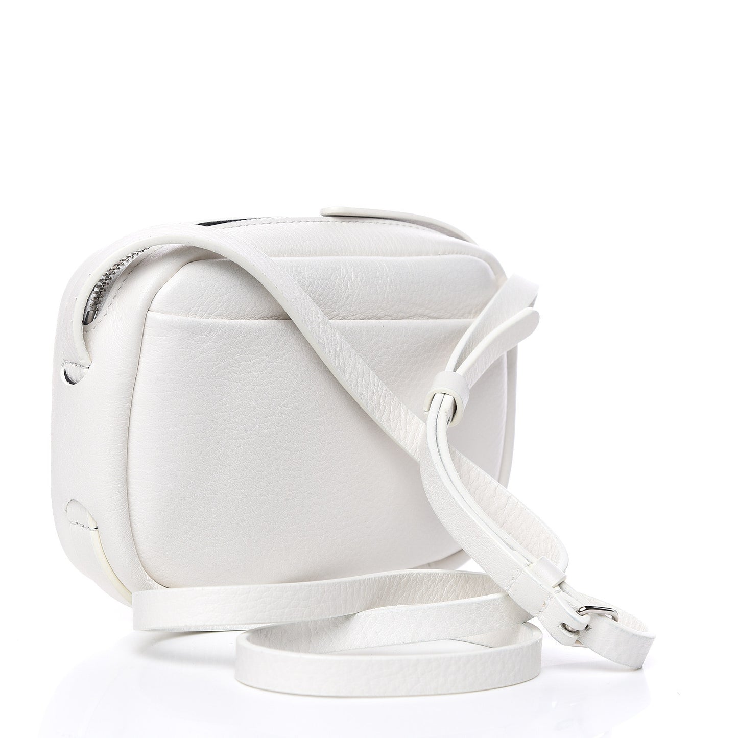 Calfskin Logo XS Everyday Camera Bag White