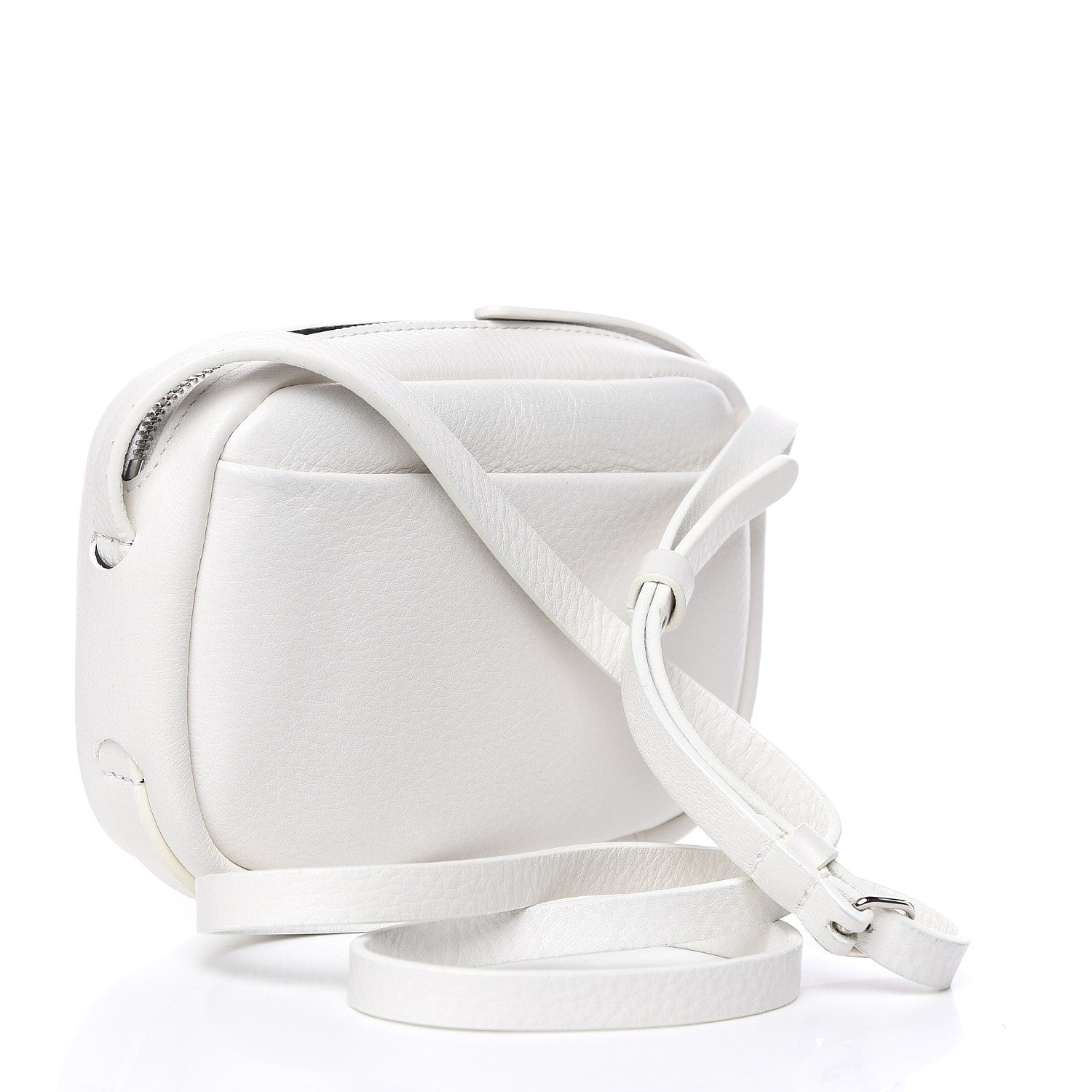Balenciaga Calfskin Logo XS Everyday Camera Bag White 3 of 9