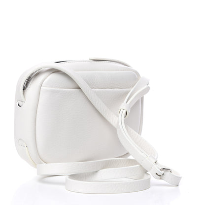 Balenciaga Calfskin Logo XS Everyday Camera Bag White 3 of 9