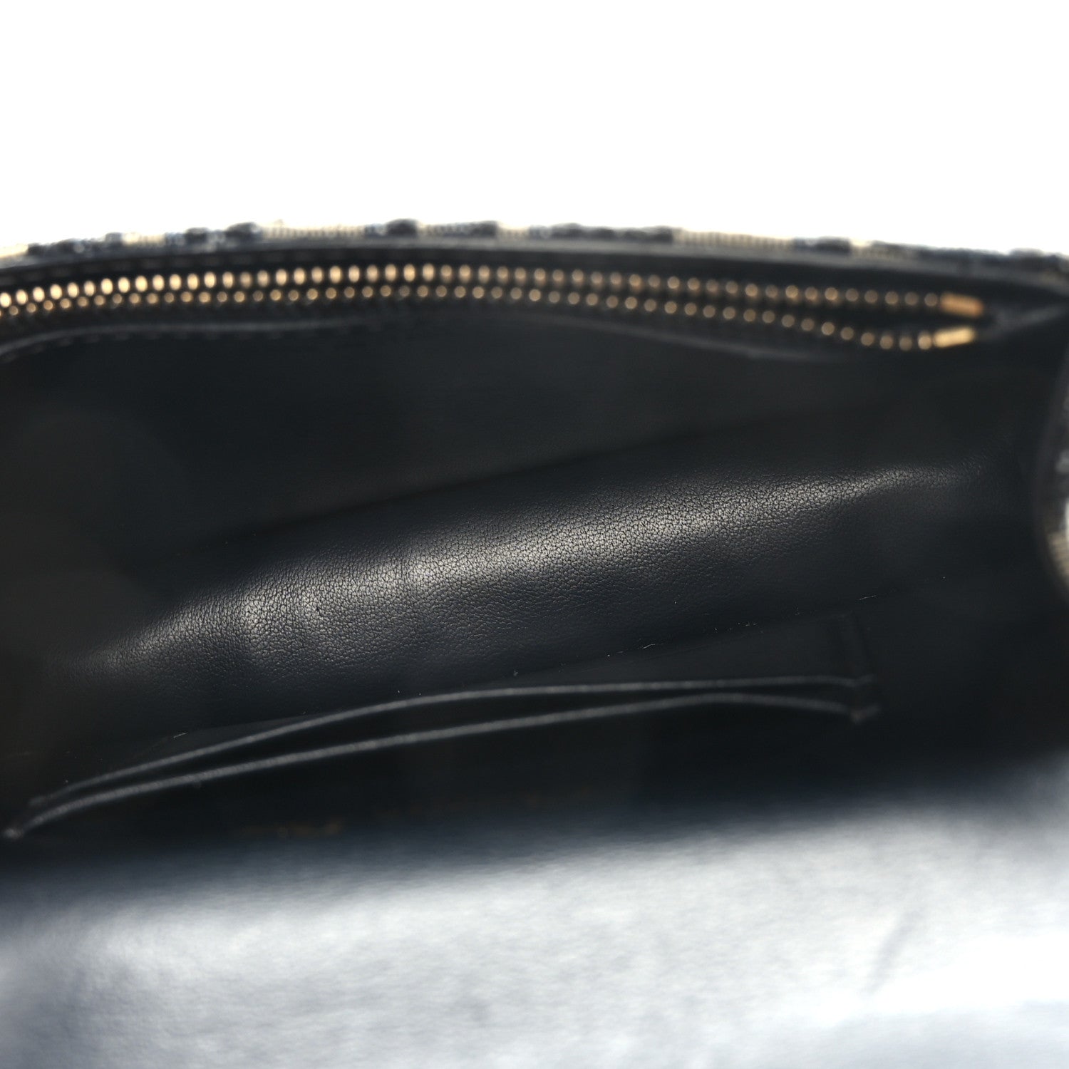 Christian Dior Oblique Saddle Belt Bag Blue 5 of 10