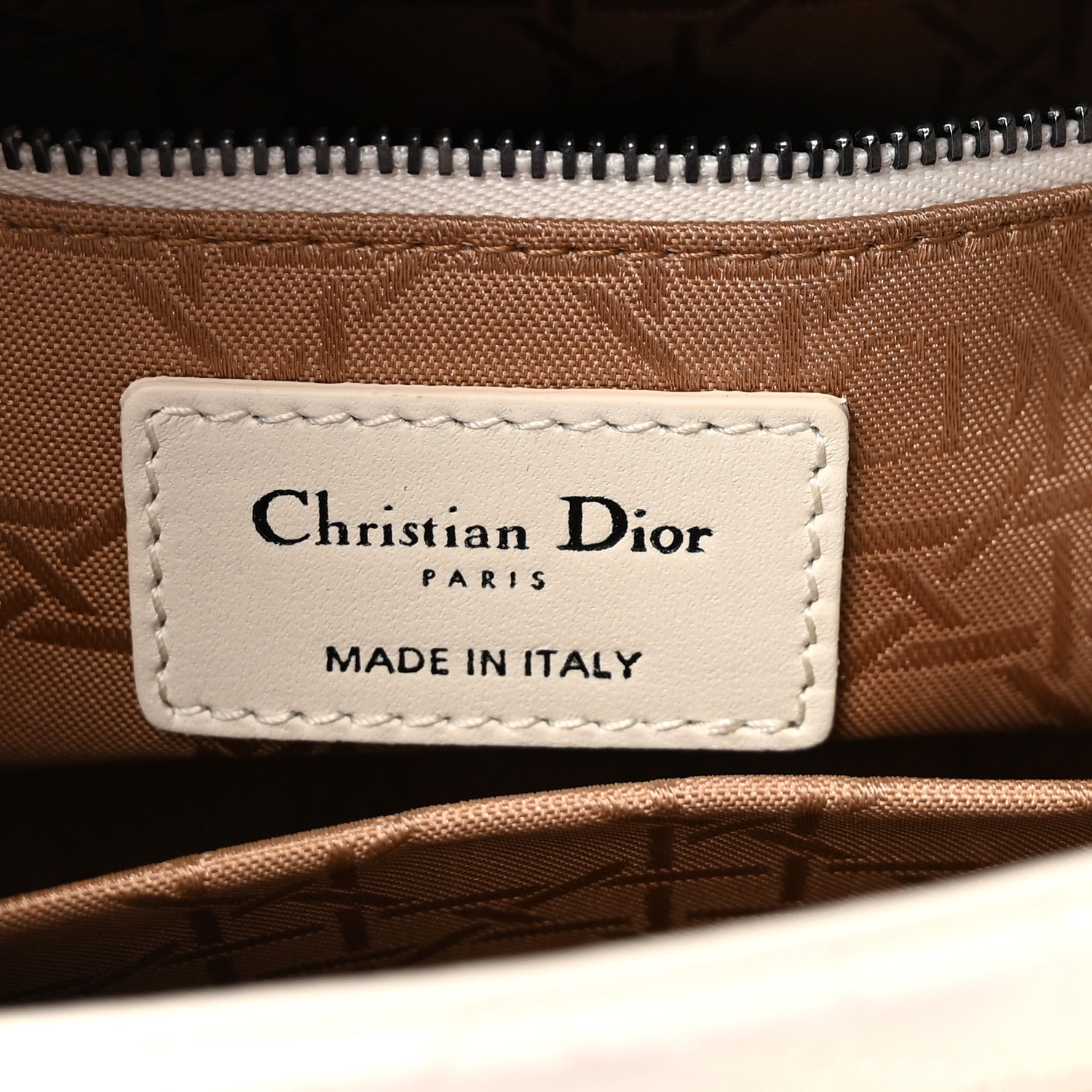 Christian Dior Lambskin Cannage Small My ABCDior Lady Dior White 6 of 10
