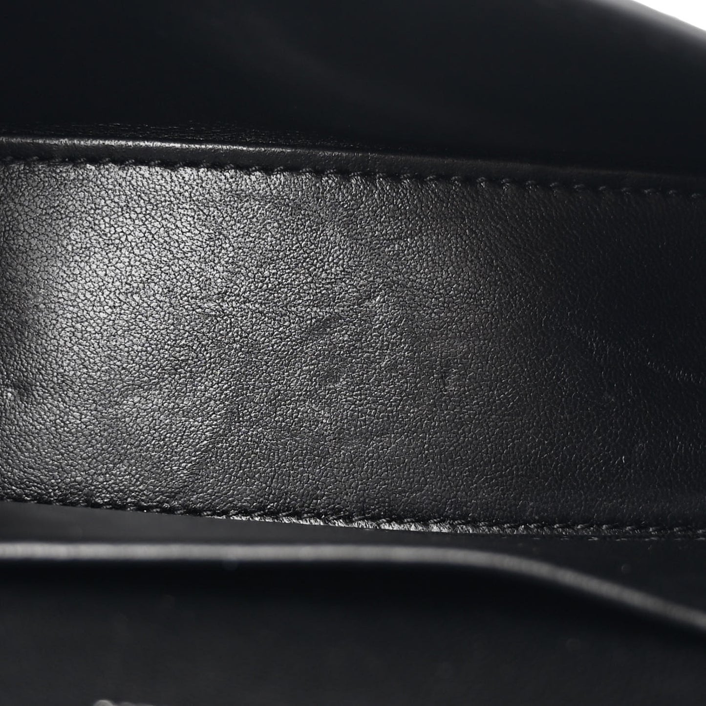 Shiny Calfskin Monochrome Crocodile Embossed Small Hourglass Evening Chain Bag Black