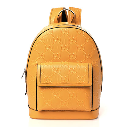 Gucci Calfskin GG Tennis Embossed Backpack Crop Black 1 of 10