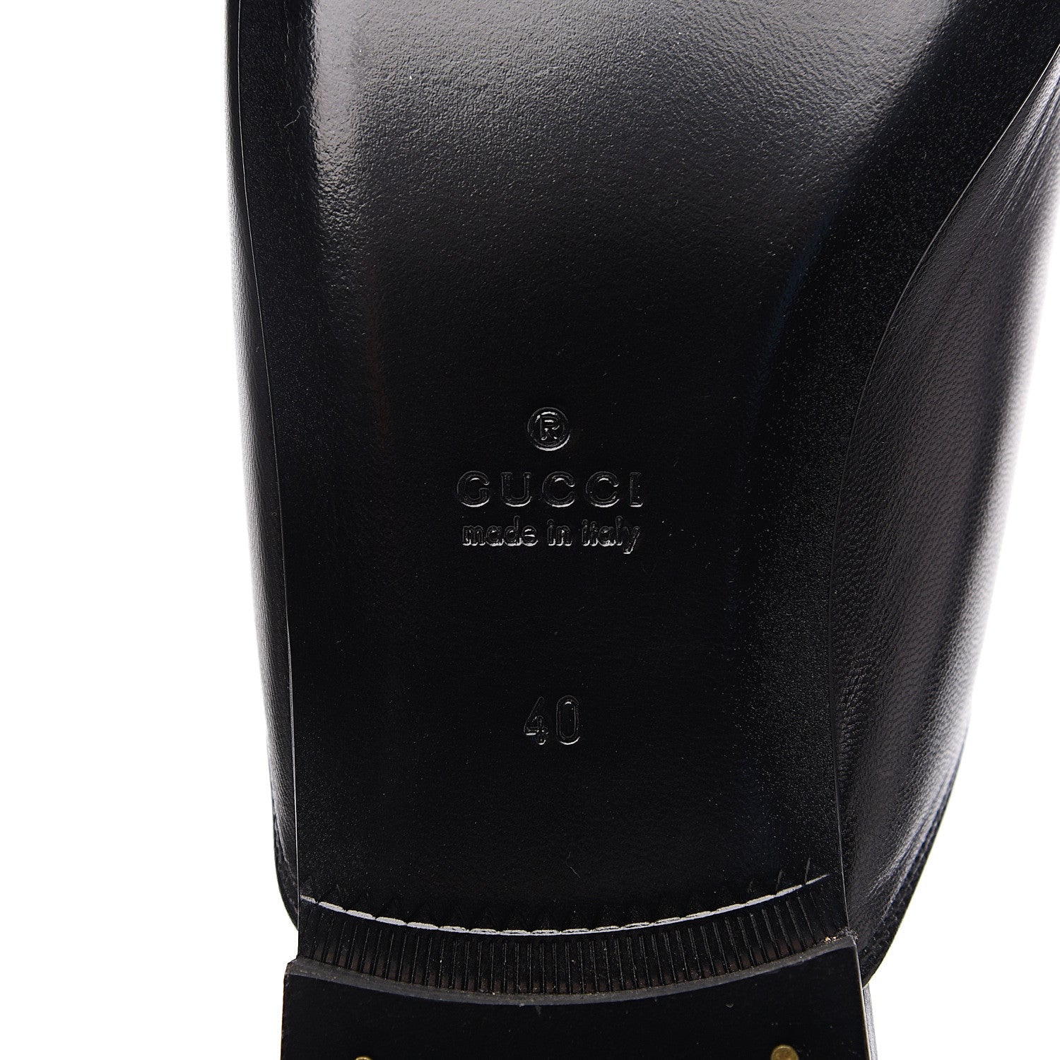 Gucci Malaga Kid Bead Embellished Womens Princetown Slippers 40 Black 6 of 10