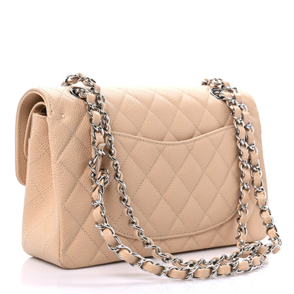 Chanel Caviar Quilted Small Double Flap Beige 3 of 10