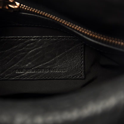 Alexander Wang Pebbled Lambskin Rocco Black Rose Gold Hardware 8 of 9