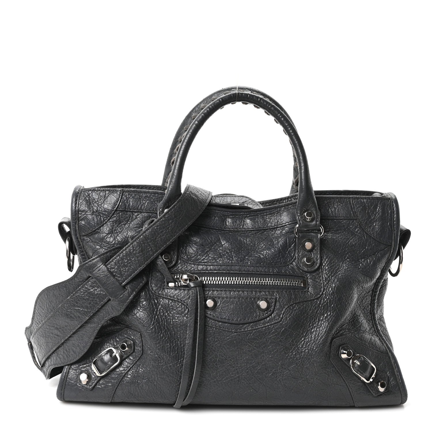 Balenciaga Agneau Classic Silver Hardware S City Gris Fossile 1 of 11