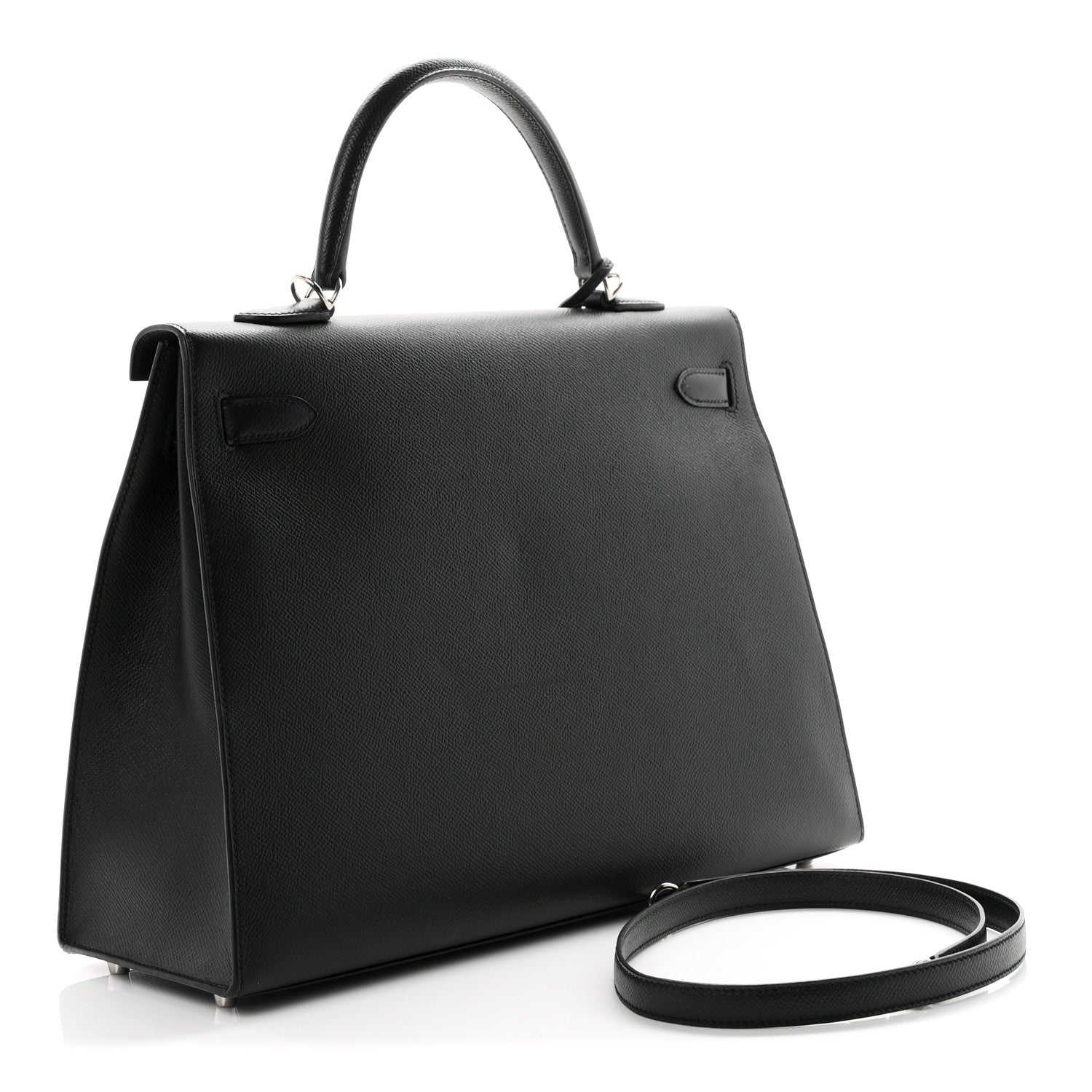 Hermes Epsom Kelly Sellier 35 Black 2 of 9