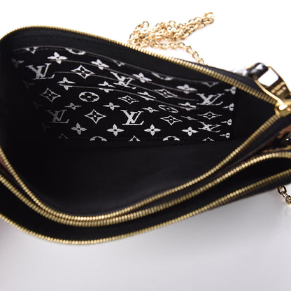 Louis Vuitton Monogram Giant Jungle Pochette Double Zip Black 7 of 8