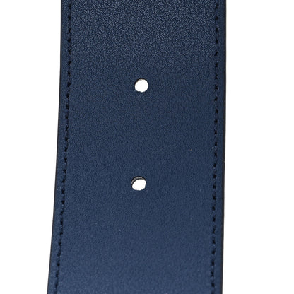 Gucci Calfskin Ceramic Glass Double G 40mm Belt 85 34 Blue Agata Multicolor 4 of 4