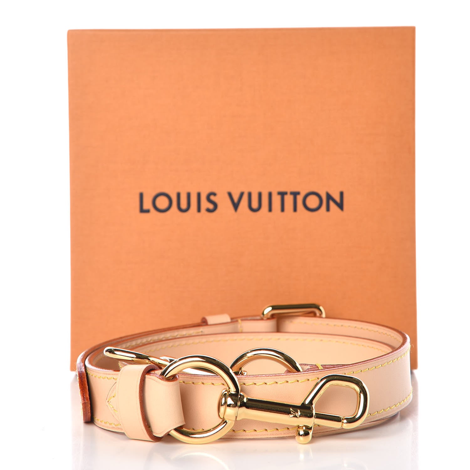 Louis Vuitton Vachetta 25mm Adjustable Shoulder Strap VVN 3 of 3