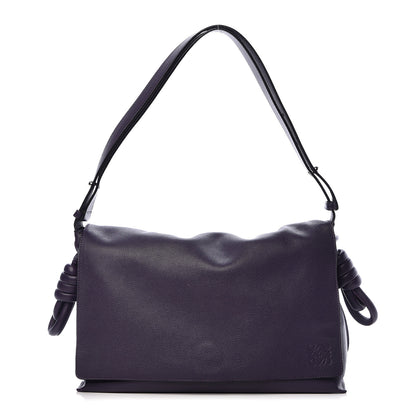Loewe Calfskin Flamenco Knot Flap Bag Violet 1 of 15