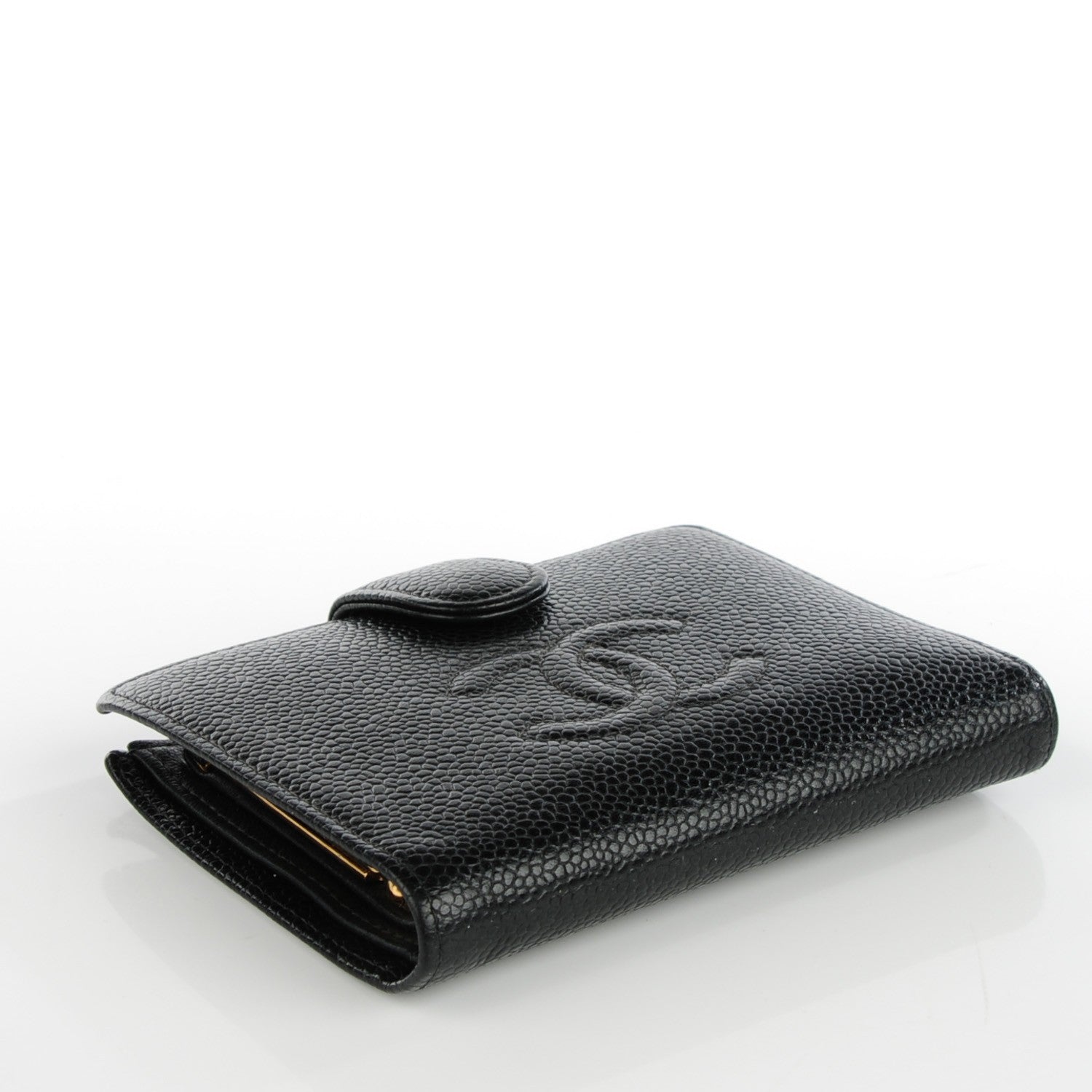 Chanel Caviar Bi-fold Timeless CC Wallet Black 4 of 9