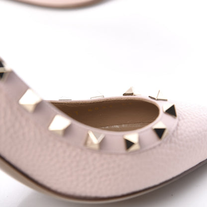 Valentino Garavani Pebbled Calfskin Rockstud 85mm Pumps 39 Rose Quartz 7 of 10