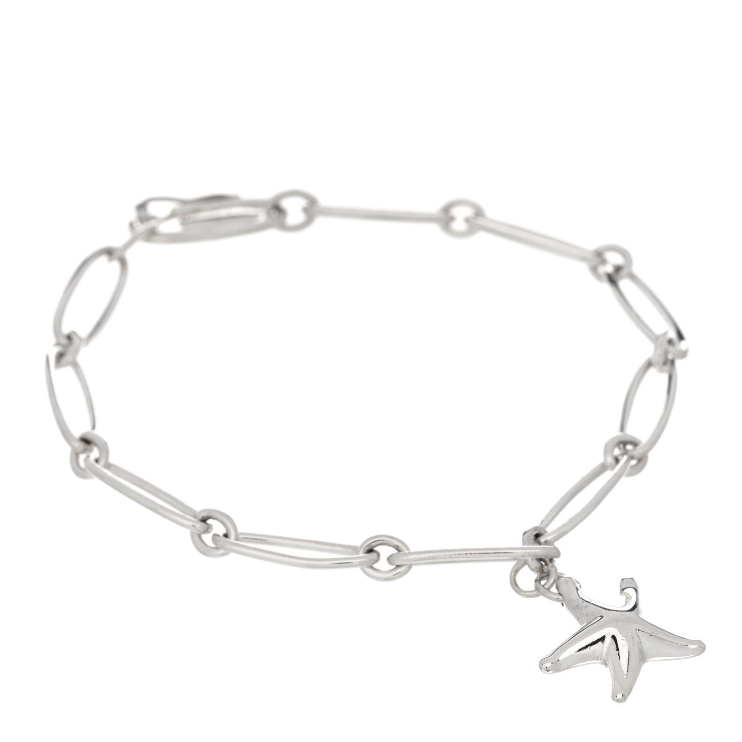 Sterling Silver Elsa Peretti Starfish Charm Bracelet