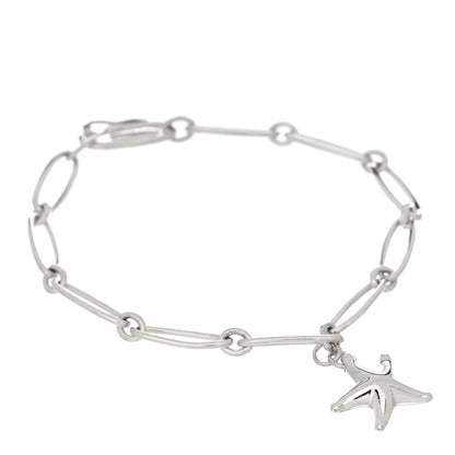 Tiffany Sterling Silver Elsa Peretti Starfish Charm Bracelet 1 of 3