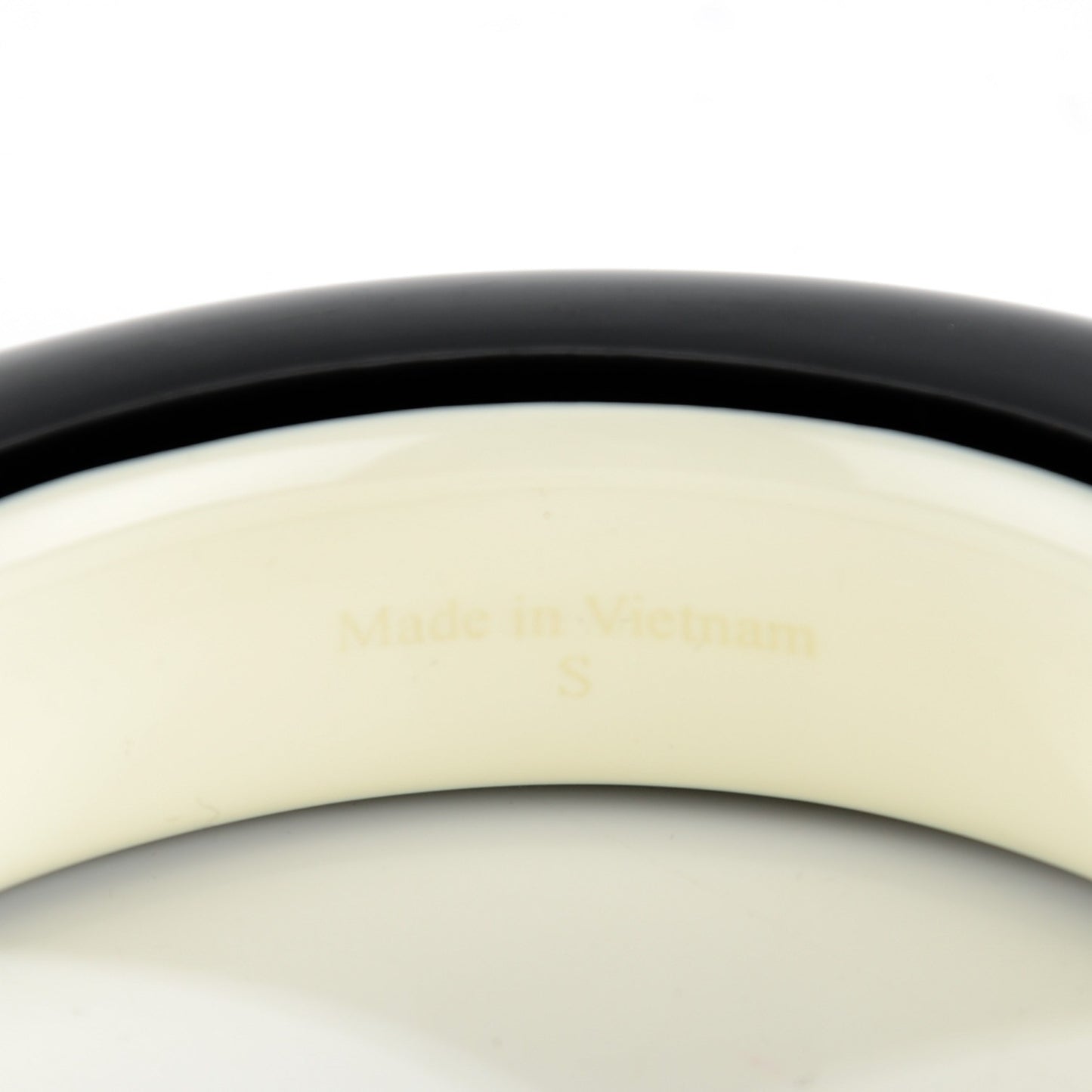 Lacquered Wood Ariodante Bracelet S Black