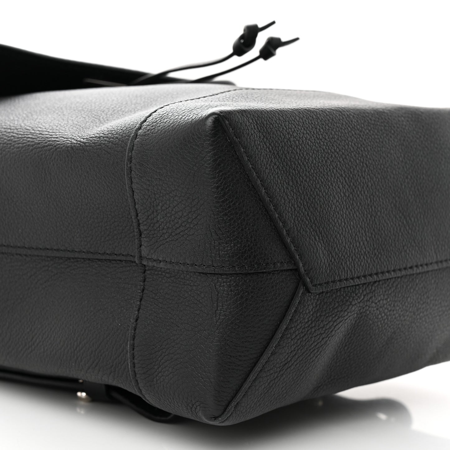 Calfskin Lockme Backpack Black