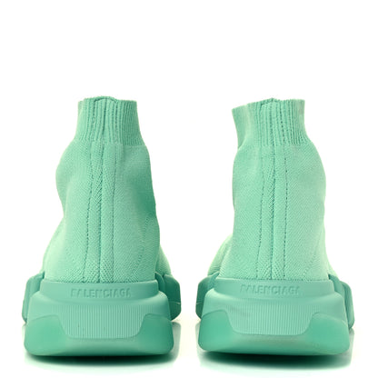 Balenciaga Technical 3D Recycled Knit Womens Speed 2.0 Transparent Sole Sneakers 39 Mint 6 of 11