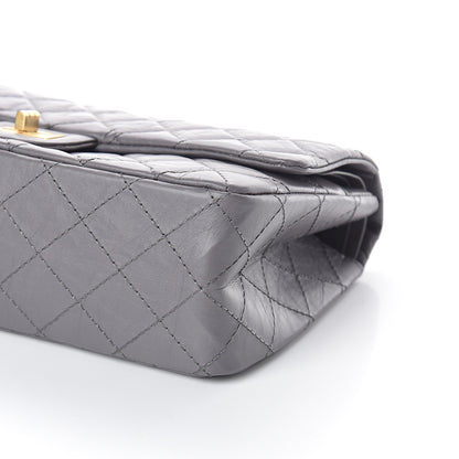 Chanel Aged Calfskin Quilted 2.55 Reissue 226 Flap Grey 8 of 9