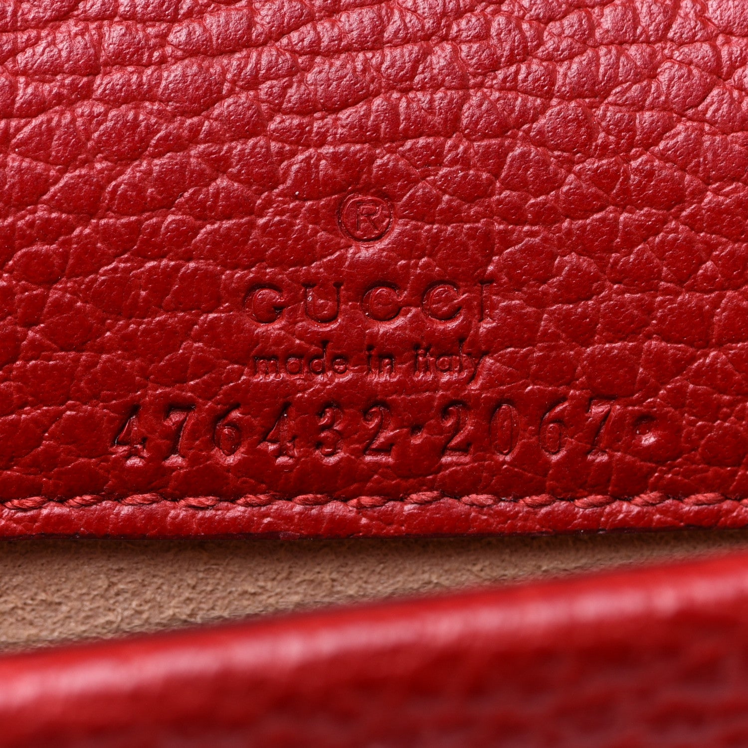 Gucci Calfskin Super Mini Dionysus Shoulder Bag Hibiscus Red 6 of 6