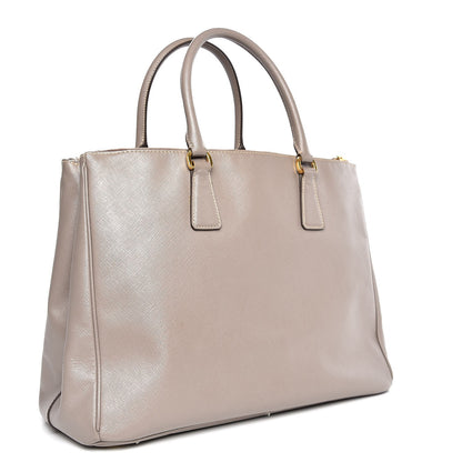 Prada Saffiano Large Galleria Double Zip Tote Argilla 3 of 14