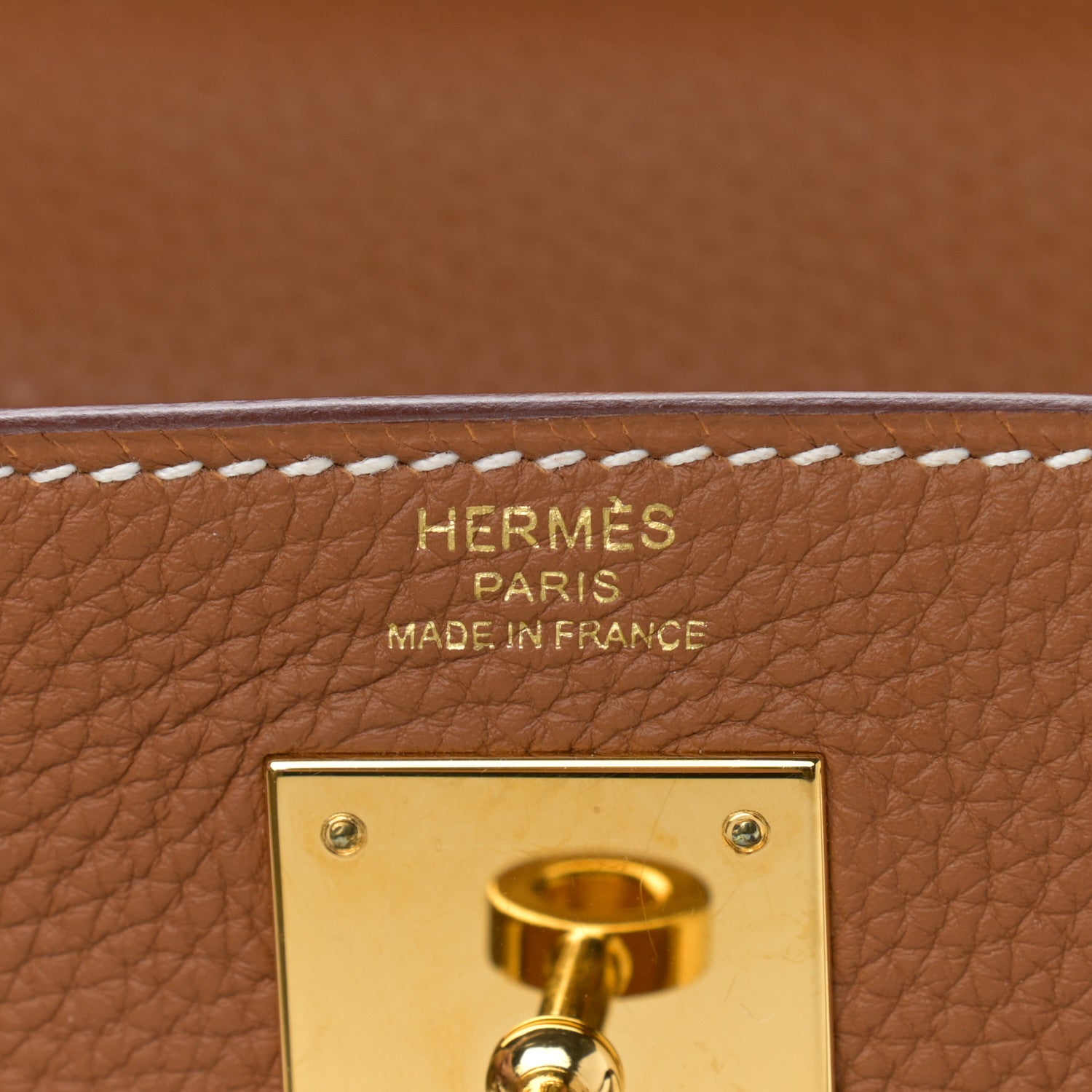 Hermes Togo Kelly Retourne 28 Gold 6 of 10