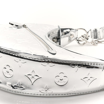 Chanel Graduated Pearl Crystal CC Long Necklace Silver 12 of 12