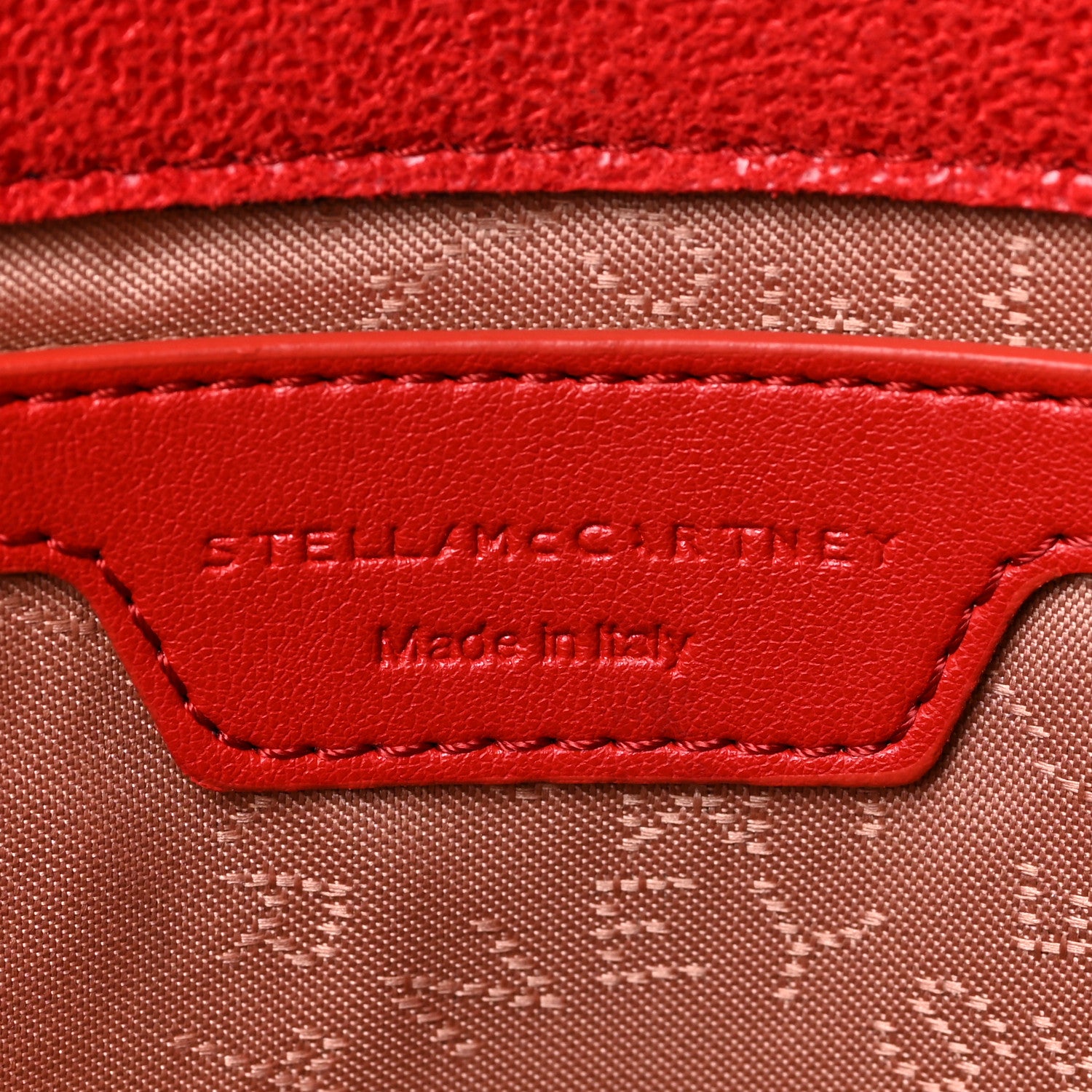Stella McCartney Shaggy Deer Mini Falabella Crossbody Bag Flame 6 of 8