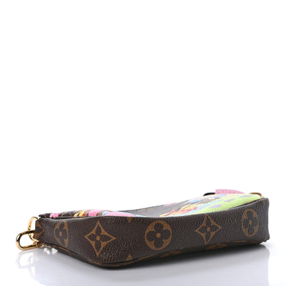 Louis Vuitton Monogram 2021 Christmas Animation Japanese Garden Mini Pochette Accessories Wisteria Pink 4 of 7