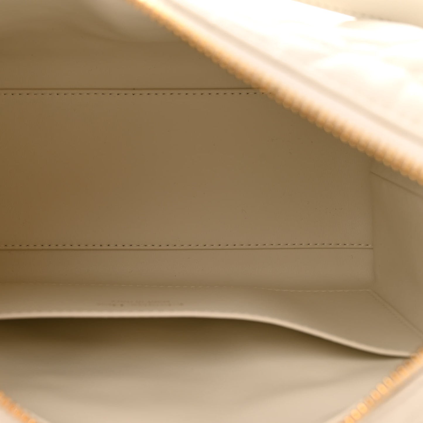 Lambskin Macrocannage Medium D-Dream Bag Latte