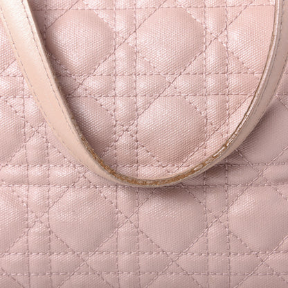 Christian Dior Coated Canvas Cannage Medium Panarea Tote Rosato 11 of 14